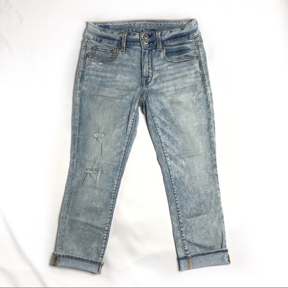 American Eagle The Artist Crop Capri Size 6